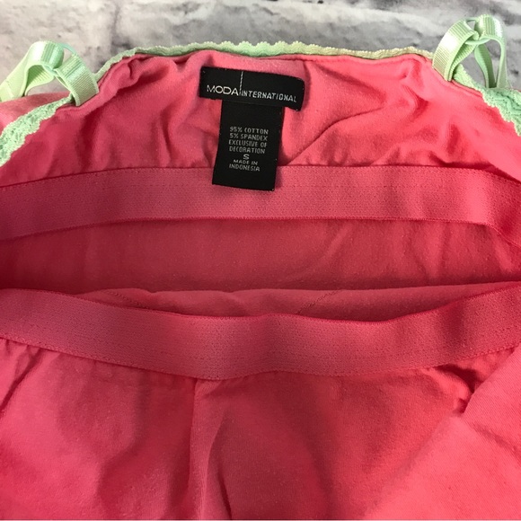 NWOT Pink/Green Moda Cami Top from Victoria’s Secret | Sz Small - Picture 2 of 5